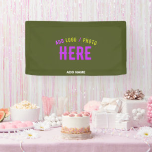 MODERNE STYLISCH-KUSTOM-ARMY GREEN-VERIFIED MARKIE BANNER