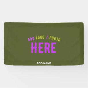 MODERNE STYLISCH-KUSTOM-ARMY GREEN-VERIFIED MARKIE BANNER