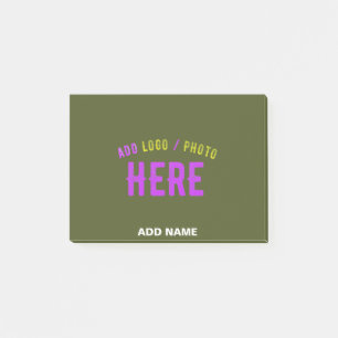 MODERNE STYLISCH-KUSTOM-ARMY GREEN-VERIFIED MARKIE POST-IT KLEBEZETTEL