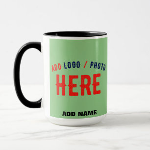 MODERNE STYLISCH MINT GREEN ÜBERPRÜFT MARKIERT TASSE