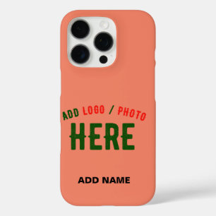 MODERNE, STYLISCH-MODERNE CORAL ORANGE VERIFIED BR iPhone 16 PRO HÜLLE