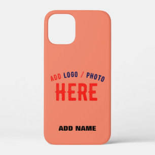 MODERNE, STYLISCH-MODERNE KUSTOM-KORALLORANGE-ÜBER Case-Mate iPhone HÜLLE