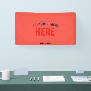 MODERNE, STYLISCH-ROTE ORANGE ÜBERPRÜFTE MARKENBEZ BANNER