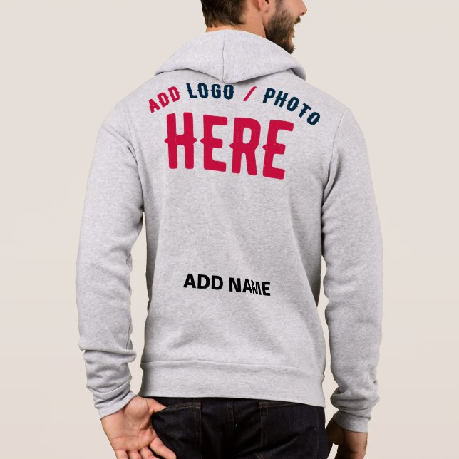 MODERNE, STYLISCH ZOLLBARE ASH-VERIFIED MARKIERT HOODIE (Rückseite)