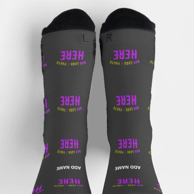 MODERNE, STYLISCH ZOLLBARE GRAU-ÜBERPRÜFTE MARKENB SOCKEN (Oben)