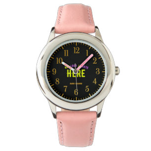 MODERNE, STYLISCH ZOLLBARE PINKE, ÜBERPRÜFT MARKIE ARMBANDUHR