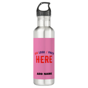MODERNE, STYLISCH ZOLLBARE PINKE, ÜBERPRÜFT MARKIE EDELSTAHLFLASCHE