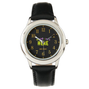 MODERNE, STYLISCH ZOLLBARE, SCHWARZE VERIFIZIERTE ARMBANDUHR