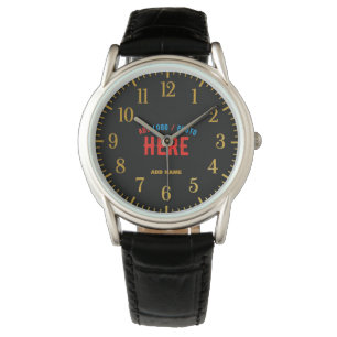MODERNE, STYLISCH ZOLLBARE, SCHWARZE VERIFIZIERTE ARMBANDUHR