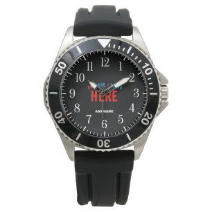 MODERNE, STYLISCH ZOLLBARE, SCHWARZE VERIFIZIERTE ARMBANDUHR