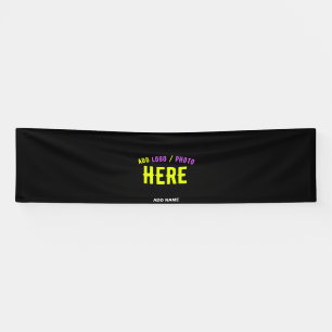MODERNE, STYLISCH ZOLLBARE, SCHWARZE VERIFIZIERTE BANNER