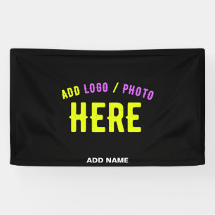 MODERNE, STYLISCH ZOLLBARE, SCHWARZE VERIFIZIERTE BANNER