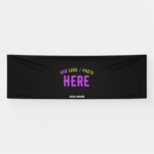 MODERNE, STYLISCH ZOLLBARE, SCHWARZE VERIFIZIERTE BANNER