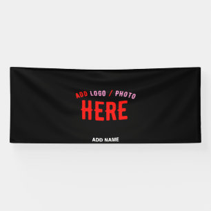MODERNE, STYLISCH ZOLLBARE, SCHWARZE VERIFIZIERTE  BANNER
