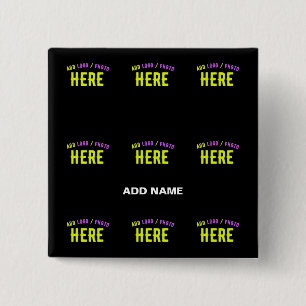 MODERNE, STYLISCH ZOLLBARE, SCHWARZE VERIFIZIERTE  BUTTON
