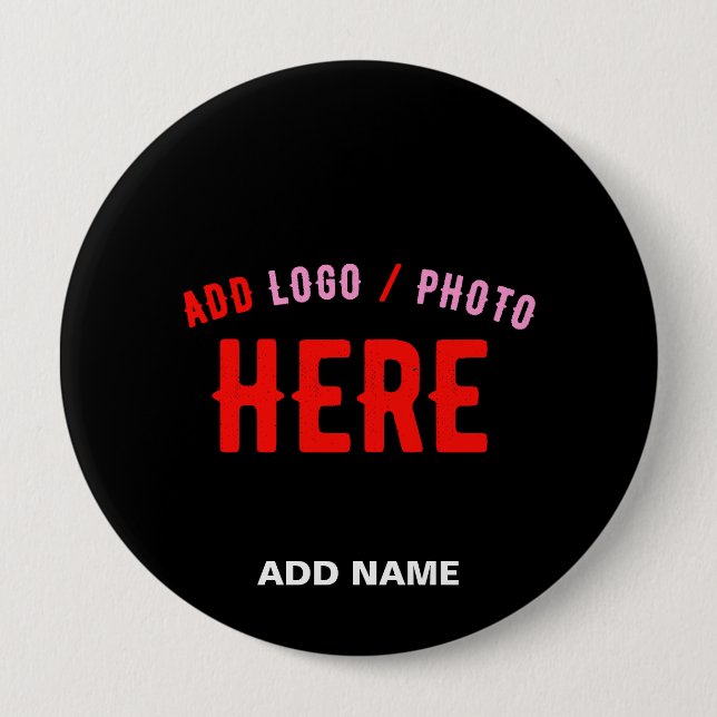 MODERNE, STYLISCH ZOLLBARE, SCHWARZE VERIFIZIERTE  BUTTON (Vorderseite)