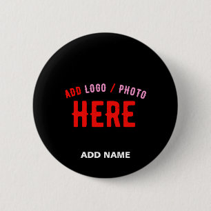 MODERNE, STYLISCH ZOLLBARE, SCHWARZE VERIFIZIERTE BUTTON