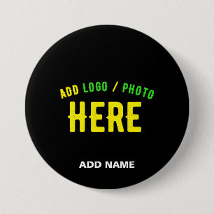 MODERNE, STYLISCH ZOLLBARE, SCHWARZE VERIFIZIERTE BUTTON