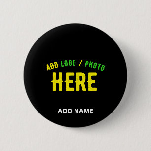 MODERNE, STYLISCH ZOLLBARE, SCHWARZE VERIFIZIERTE BUTTON