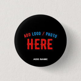 MODERNE, STYLISCH ZOLLBARE, SCHWARZE VERIFIZIERTE  BUTTON