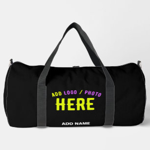 MODERNE, STYLISCH ZOLLBARE, SCHWARZE VERIFIZIERTE  DUFFLE BAG