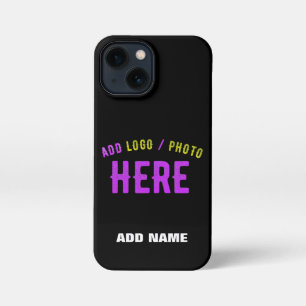 MODERNE, STYLISCH ZOLLBARE, SCHWARZE VERIFIZIERTE  iPhone 13 MINI HÜLLE