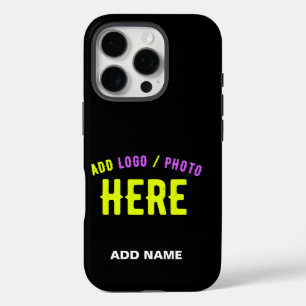 MODERNE, STYLISCH ZOLLBARE, SCHWARZE VERIFIZIERTE iPhone 16 PRO HÜLLE