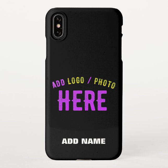 MODERNE, STYLISCH ZOLLBARE, SCHWARZE VERIFIZIERTE  iPhone HÜLLE (Rückseite)
