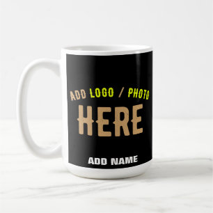 MODERNE, STYLISCH ZOLLBARE, SCHWARZE VERIFIZIERTE  KAFFEETASSE