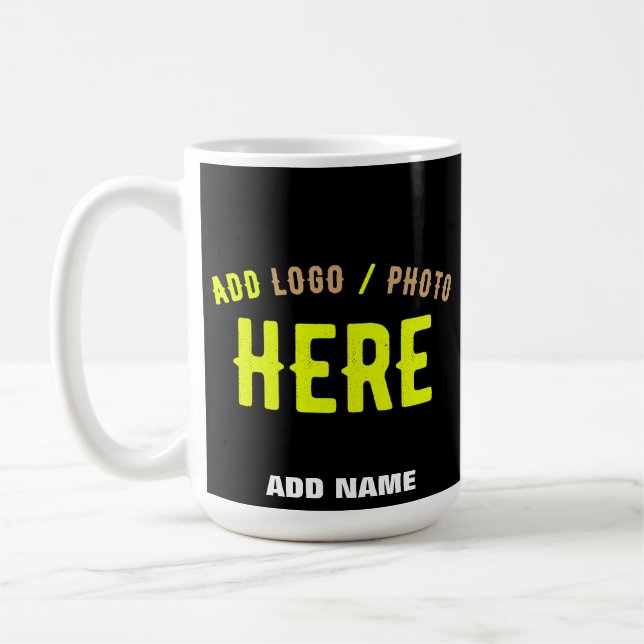 MODERNE, STYLISCH ZOLLBARE, SCHWARZE VERIFIZIERTE  KAFFEETASSE (Links)