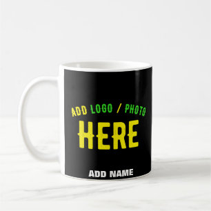 MODERNE, STYLISCH ZOLLBARE, SCHWARZE VERIFIZIERTE KAFFEETASSE