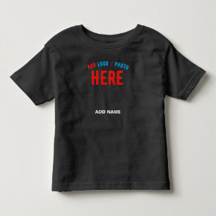 MODERNE, STYLISCH ZOLLBARE, SCHWARZE VERIFIZIERTE  KLEINKIND T-SHIRT