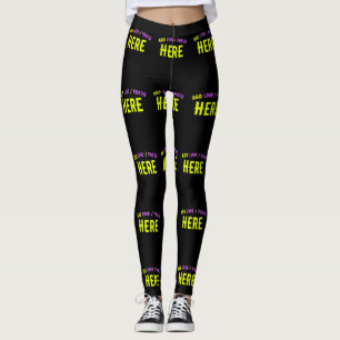 MODERNE, STYLISCH ZOLLBARE, SCHWARZE VERIFIZIERTE  LEGGINGS