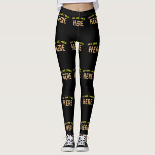 MODERNE, STYLISCH ZOLLBARE, SCHWARZE VERIFIZIERTE  LEGGINGS