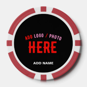 MODERNE, STYLISCH ZOLLBARE, SCHWARZE VERIFIZIERTE POKERCHIPS