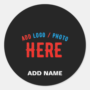 MODERNE, STYLISCH ZOLLBARE, SCHWARZE VERIFIZIERTE RUNDER AUFKLEBER