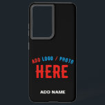 MODERNE, STYLISCH ZOLLBARE, SCHWARZE VERIFIZIERTE  SAMSUNG GALAXY HÜLLE<br><div class="desc">DIES IST EIN DESIGN-FITTING FÜR JEDEN. SIE KÖNNEN LOGO,  FOTO,  TEXT UND FARBEN ÄNDERN,  RESIZIEREN ODER HINZUFÜGEN,  WIE SIE MÖCHTEN. DANKE IHNEN.</div>