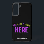 MODERNE, STYLISCH ZOLLBARE, SCHWARZE VERIFIZIERTE  SAMSUNG GALAXY HÜLLE<br><div class="desc">DIES IST EIN DESIGN-FITTING FÜR JEDEN. SIE KÖNNEN LOGO,  FOTO,  TEXT UND FARBEN ÄNDERN,  RESIZIEREN ODER HINZUFÜGEN,  WIE SIE MÖCHTEN. DANKE IHNEN.</div>