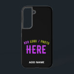MODERNE, STYLISCH ZOLLBARE, SCHWARZE VERIFIZIERTE  SAMSUNG GALAXY HÜLLE<br><div class="desc">DIES IST EIN DESIGN-FITTING FÜR JEDEN. SIE KÖNNEN LOGO,  FOTO,  TEXT UND FARBEN ÄNDERN,  RESIZIEREN ODER HINZUFÜGEN,  WIE SIE MÖCHTEN. DANKE IHNEN.</div>