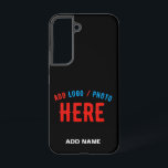 MODERNE, STYLISCH ZOLLBARE, SCHWARZE VERIFIZIERTE  SAMSUNG GALAXY HÜLLE<br><div class="desc">DIES IST EIN DESIGN-FITTING FÜR JEDEN. SIE KÖNNEN LOGO,  FOTO,  TEXT UND FARBEN ÄNDERN,  RESIZIEREN ODER HINZUFÜGEN,  WIE SIE MÖCHTEN. DANKE IHNEN.</div>