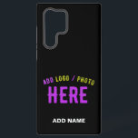 MODERNE, STYLISCH ZOLLBARE, SCHWARZE VERIFIZIERTE  SAMSUNG GALAXY HÜLLE<br><div class="desc">DIES IST EIN DESIGN-FITTING FÜR JEDEN. SIE KÖNNEN LOGO,  FOTO,  TEXT UND FARBEN ÄNDERN,  RESIZIEREN ODER HINZUFÜGEN,  WIE SIE MÖCHTEN. DANKE IHNEN.</div>