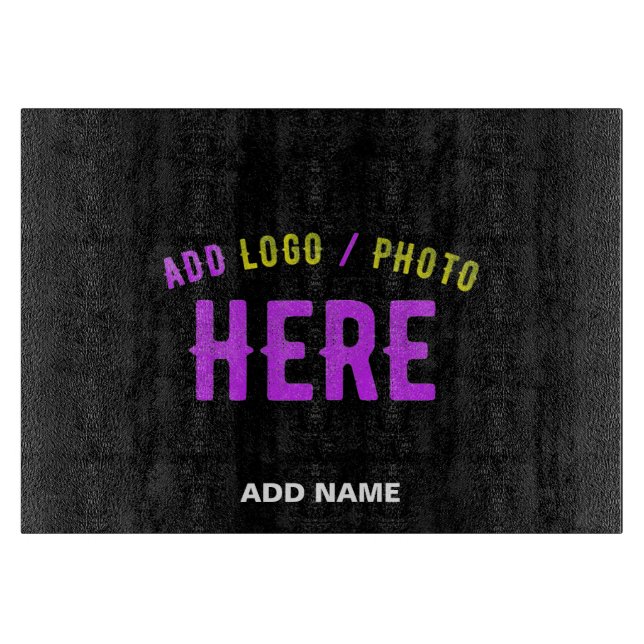 MODERNE, STYLISCH ZOLLBARE, SCHWARZE VERIFIZIERTE  SCHNEIDEBRETT (Vorderseite)