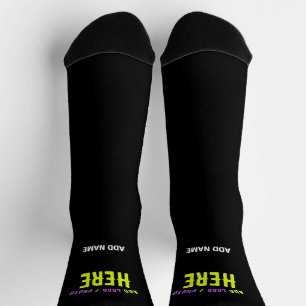 MODERNE, STYLISCH ZOLLBARE, SCHWARZE VERIFIZIERTE SOCKEN