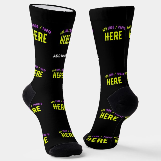MODERNE, STYLISCH ZOLLBARE, SCHWARZE VERIFIZIERTE  SOCKEN (Gewinkelt)