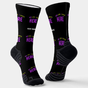 MODERNE, STYLISCH ZOLLBARE, SCHWARZE VERIFIZIERTE  SOCKEN