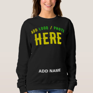 MODERNE, STYLISCH ZOLLBARE, SCHWARZE VERIFIZIERTE SWEATSHIRT