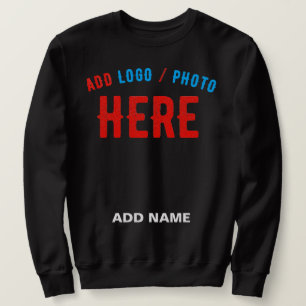 MODERNE, STYLISCH ZOLLBARE, SCHWARZE VERIFIZIERTE  SWEATSHIRT