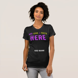 MODERNE, STYLISCH ZOLLBARE, SCHWARZE VERIFIZIERTE T-Shirt