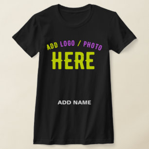 MODERNE, STYLISCH ZOLLBARE, SCHWARZE VERIFIZIERTE  T-Shirt
