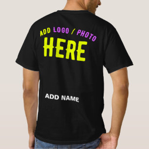 MODERNE, STYLISCH ZOLLBARE, SCHWARZE VERIFIZIERTE  T-Shirt